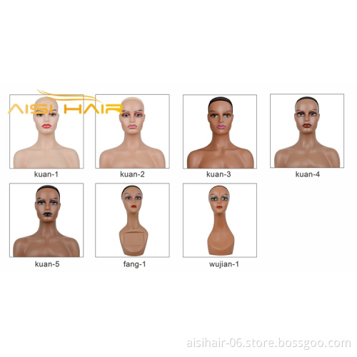 Aisi Hair Making Styling Mannequin Fabric Male For Display Wig Realistic Mannequins Female